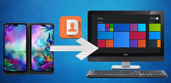 transfer contacts from lg phone to computer