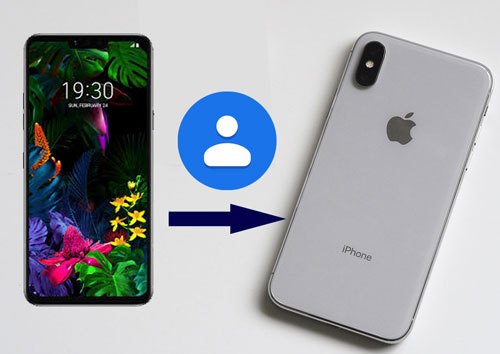 comment transférer des contacts de LG vers iPhone