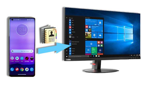 Übertragen Sie Kontakte vom Motorola-Telefon auf den Computer