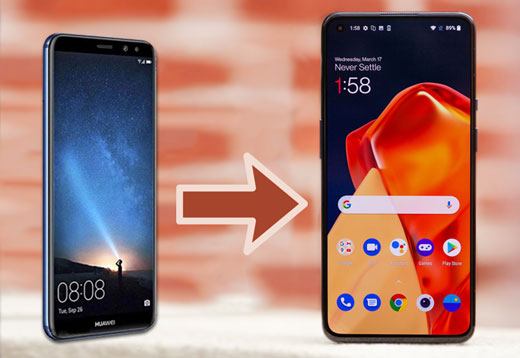 Daten von Huawei auf Oneplus übertragen