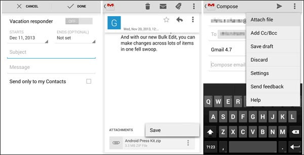 send images from samsung to ipad via email