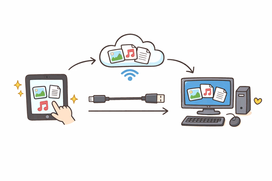 transfer files from ipad to pc
