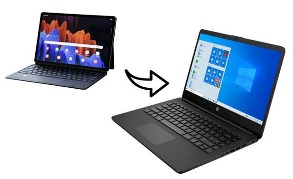 So übertragen Sie Dateien vom Samsung-Tablet auf den PC