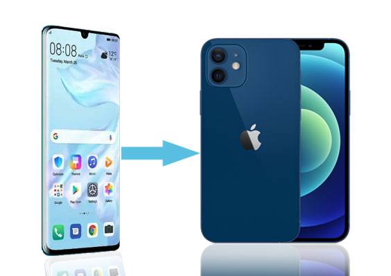 Übertragung von Huawei auf iPhone