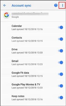 restore your deleted contacts on oneplus via google backup