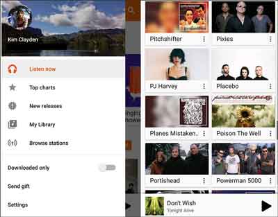 transférer de la musique d'un iPhone vers une tablette Android avec Google Music Manager