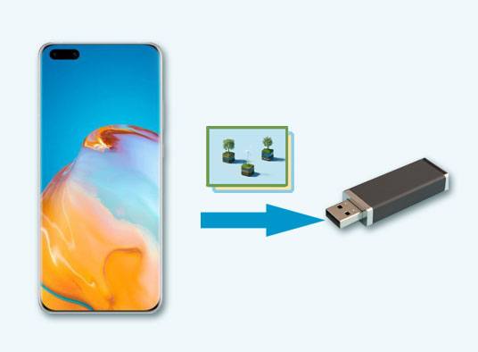 how to transfer photos from android to flash drive