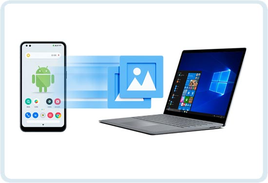 how to transfer photos from android to laptop
