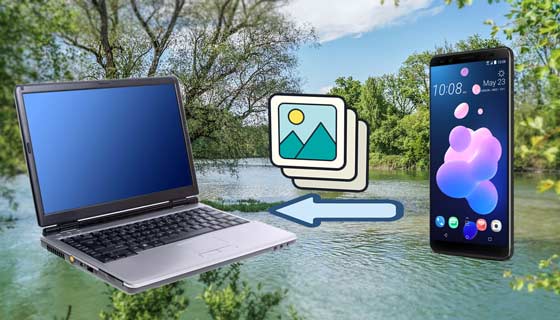 how to transfer photos from htc to pc