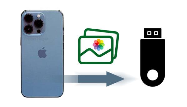 how to transfer photos from iphone to flash drive