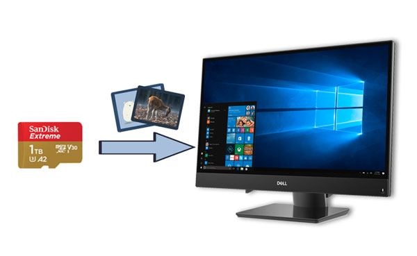 how to transfer photos from sd card to computer