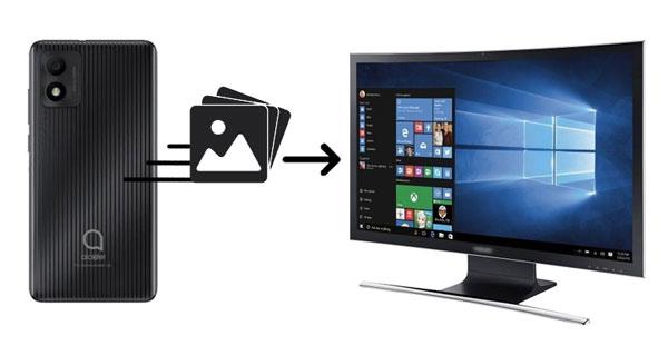 So übertragen Sie Bilder vom Alcatel-Telefon auf den Computer