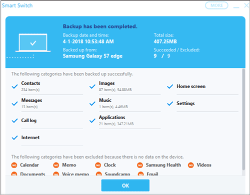 Übertragen Sie Bilder per Smart Switch von Samsung auf den PC