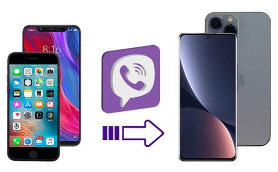 how to transfer viber to new phone