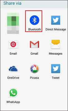 envoyer des fichiers OPPO à Vivo avec Bluetooth
