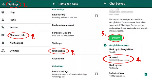 Übertragen Sie WhatsApp von Android auf das iPhone mit WhatsApp-Backup