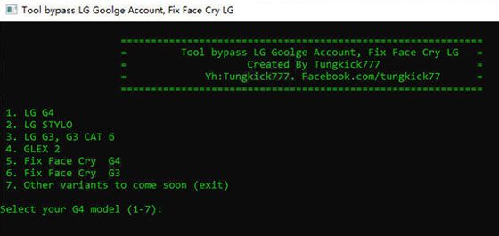 bypass google account on lg with tungkick bypass tool