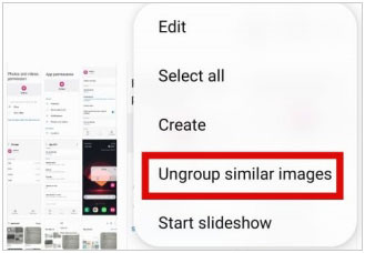 ungroup your similar images to find your pictures