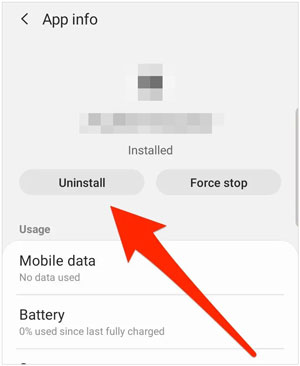 take apps off android phone with settings