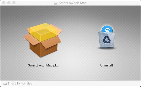 uninstall smart switch for android file transfer no android device found