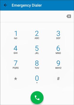 contourner le code de verrouillage sur le téléphone LG avec les appels d'urgence