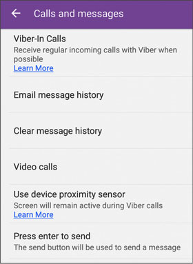 envoyer des messages Viber à un autre téléphone