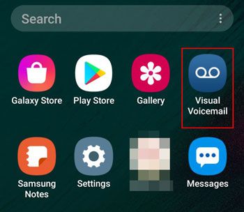 récupérer les messages vocaux supprimés sur Samsung à l'aide de l'application de messagerie vocale