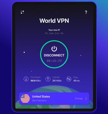 Ändern Sie den Hulu-Standort auf dem iPhone mit dem VPN-Standortwechsler