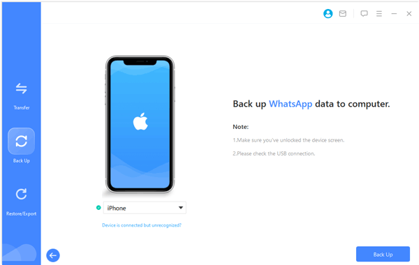 back up oppo whatsapp data with whatsapp transfer 