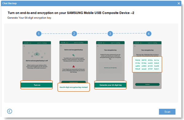 enregistrer les images WhatsApp dans la galerie via le logiciel de récupération WhatsApp