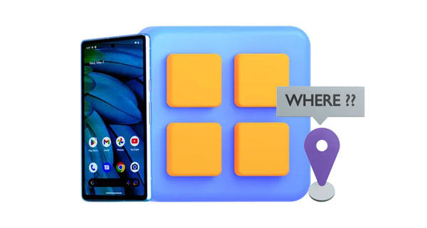 where are apps stored on android