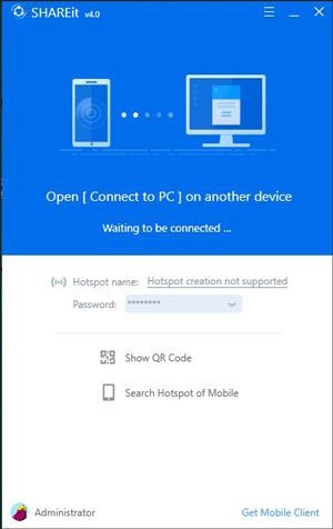 wifi transfer between pc and android with shareit