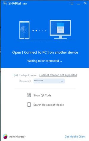 使用 shareit 在 PC 和 Android 之间进行 wifi 传输